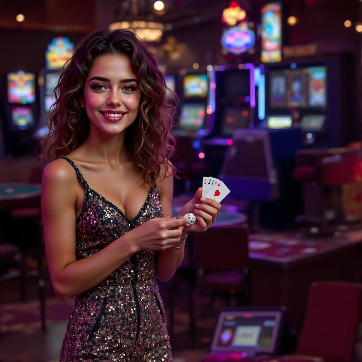 Dealer langsung melempar dadu di studio Sic Bo Dadu beruang 4d
